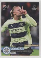 Erling Haaland Soccer Cards 2022 Topps Now UEFA Champions League Prices