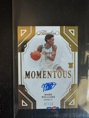 Mark Williams [Gold] #6 Basketball Cards 2022 Panini Flawless Momentous Autograph Prices