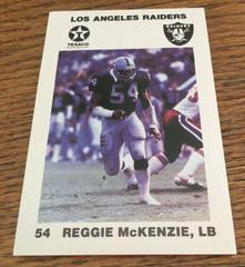 Reggie McKenzie #7 Football Cards 1988 Raiders Police Prices