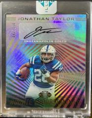 Jonathan Taylor Football Cards 2020 Panini Illusions Rookie Endorsements Autographs Prices