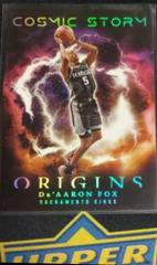 De'Aaron Fox #12 Basketball Cards 2023 Panini Origins Cosmic Storm Prices
