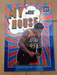 Donovan Mitchell [Blue] #2 Basketball Cards 2021 Panini Donruss Optic My House Prices