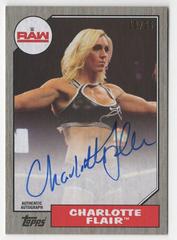 Charlotte Flair [Silver] Wrestling Cards 2017 Topps WWE Heritage Autographs Prices