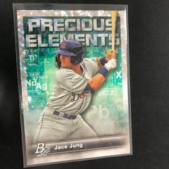 Jace Jung [Ice] #PE-13 Baseball Cards 2023 Bowman Platinum Precious Elements Prices