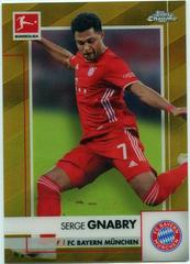 Serge Gnabry [Gold Refractor] Soccer Cards 2020 Topps Chrome Bundesliga Prices