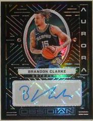 Brandon Clarke Basketball Cards 2021 Panini Obsidian Aurora Autographs Prices