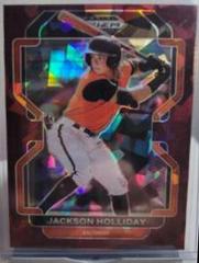 Jackson Holliday [Burgundy Ice] #PDP1 Baseball Cards 2022 Panini Prizm Draft Picks Prices