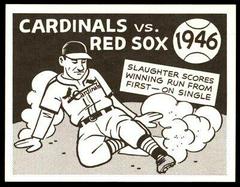 Cardinals VS R. Sox [1946] Baseball Cards 1967 Laughlin World Series Prices