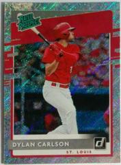 Dylan Carlson [Rapture] Baseball Cards 2020 Panini Donruss Rated Prospects Prices