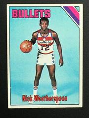 Nick Weatherspoon Basketball Cards 1975 Topps Prices
