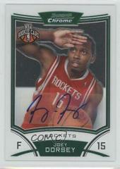 Joey Dorsey Basketball Cards 2008 Bowman Chrome Prices