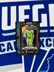 Thibaut Courtois Soccer Cards 2022 Panini Prizm World Cup Global Reach Prices