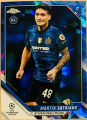 Martin Satriano Soccer Cards 2021 Topps Chrome Sapphire UEFA Champions League Prices
