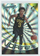 Keyonte George [Sunburst] #20 Basketball Cards 2023 Panini Revolution Vortex Prices