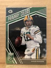 Aaron Rodgers [Green] #PC-19 Football Cards 2019 Donruss Elite Primary Colors Prices