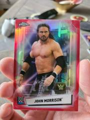 John Morrison [Red Refractor] #18 Wrestling Cards 2021 Topps Chrome WWE Prices