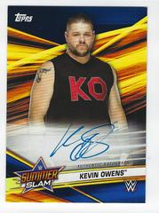 Kevin Owens [Blue] Wrestling Cards 2019 Topps WWE SummerSlam Autographs Prices