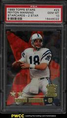 Peyton Manning [2 Star] Football Cards 1999 Topps Stars Starcards Prices