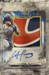 Francisco Alvarez [Blue] Baseball Cards 2023 Topps Inception Autograph Jumbo Patch Prices