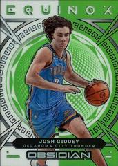 Josh Giddey [Green] #14 Basketball Cards 2022 Panini Obsidian Equinox Prices