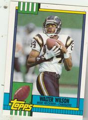 Walter Wilson #115T Football Cards 1990 Topps Traded Prices