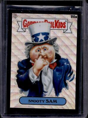 Snooty SAM [Black Wave] #110a 2020 Garbage Pail Kids Chrome