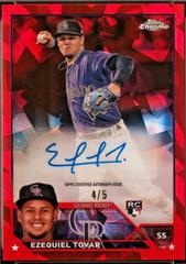 Ezequiel Tovar [Red] #USA-ET Baseball Cards 2023 Topps Chrome Update Sapphire Autographs Prices