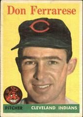 Don Ferrarese #469 Baseball Cards 1958 Topps Prices