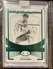 Lou Gehrig [Emerald] Baseball Cards 2021 Panini Flawless Prices