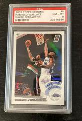Rasheed Wallace [White Refractor] Basketball Cards 2002 Topps Chrome Prices