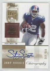 Steve Smith [Autograph] #134 Football Cards 2007 SP Chirography Prices