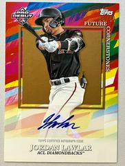 Jordan Lawlar [Gold] Baseball Cards 2022 Topps Pro Debut Future Cornerstones Autographs Prices
