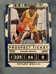 Jaylen Brown [Red] #10 Basketball Cards 2020 Panini Contenders Draft Picks Prices