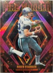 Roger Staubach [Pink] Football Cards 2022 Panini Phoenix Fire Forged Prices