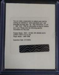 Cam York [Patch] #CY Hockey Cards 2021 SPx Rookie Auto Jersey Prices