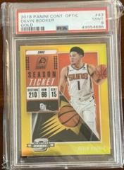 Devin Booker [Gold] #43 Basketball Cards 2018 Panini Contenders Optic Prices