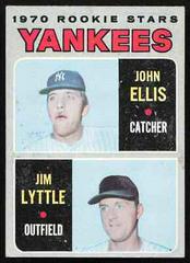 Yankees Rookies [J. Ellis, J. Lyttle] #516 Baseball Cards 1970 Topps Prices