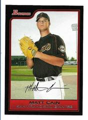 Matt Cain #106 Baseball Cards 2006 Bowman Prices