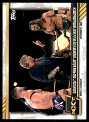 Adam Cole and Finn Balor Finish in a Tie in a 4 Way Iron Man Match #65 Wrestling Cards 2021 Topps WWE NXT Prices