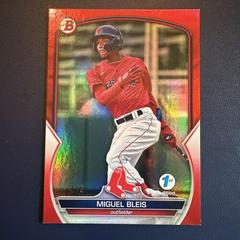 Miguel Bleis [Red] Baseball Cards 2023 Bowman 1st Edition Prices