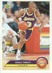 Sedale Threatt Basketball Cards 1992 Upper Deck McDonald's Prices