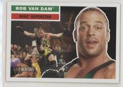 Rob Van Dam #26 Wrestling Cards 2005 Topps Heritage WWE Prices