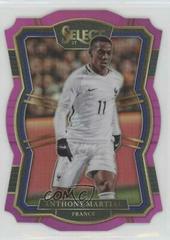 Anthony Martial [Pink Die Cut] Soccer Cards 2017 Panini Select Prices