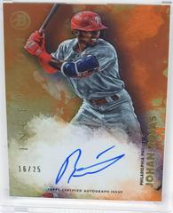 Johan Rojas [Orange] #PA-JR Baseball Cards 2021 Bowman Inception Autographs Prices