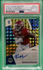 Kenneth Murray [Gold] #RA51 Football Cards 2020 Panini Mosaic Rookie Autographs Prices