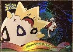 Where Could It Lead [Rainbow Foil] Pokemon 2000 Topps Movie Prices