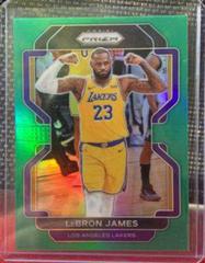 LeBron James [Green Shimmer] Basketball Cards 2021 Panini Prizm Prices