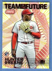 Hunter Greene [Red] #TOF-20 Baseball Cards 2022 Stadium Club Team of the Future Prices