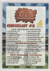 AFC Checklist 2 [Trophy Collection] #268 Football Cards 1994 Pinnacle Prices