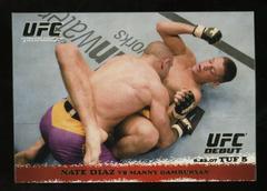 Manny Gamburyan, Nate Diaz [Gold] Ufc Cards 2009 Topps UFC Round 1 Prices